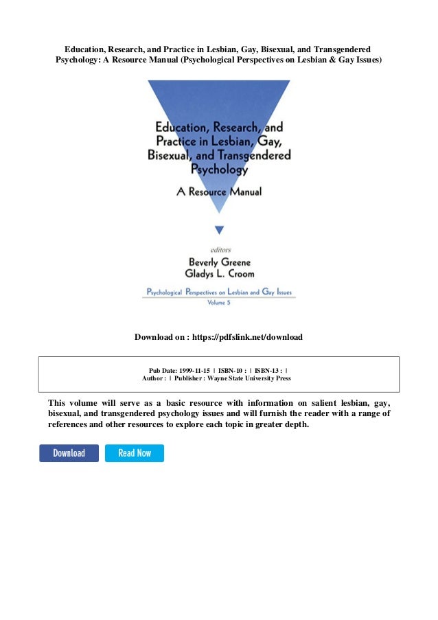 lesbian and gay psychology Lesbian and gay psychology